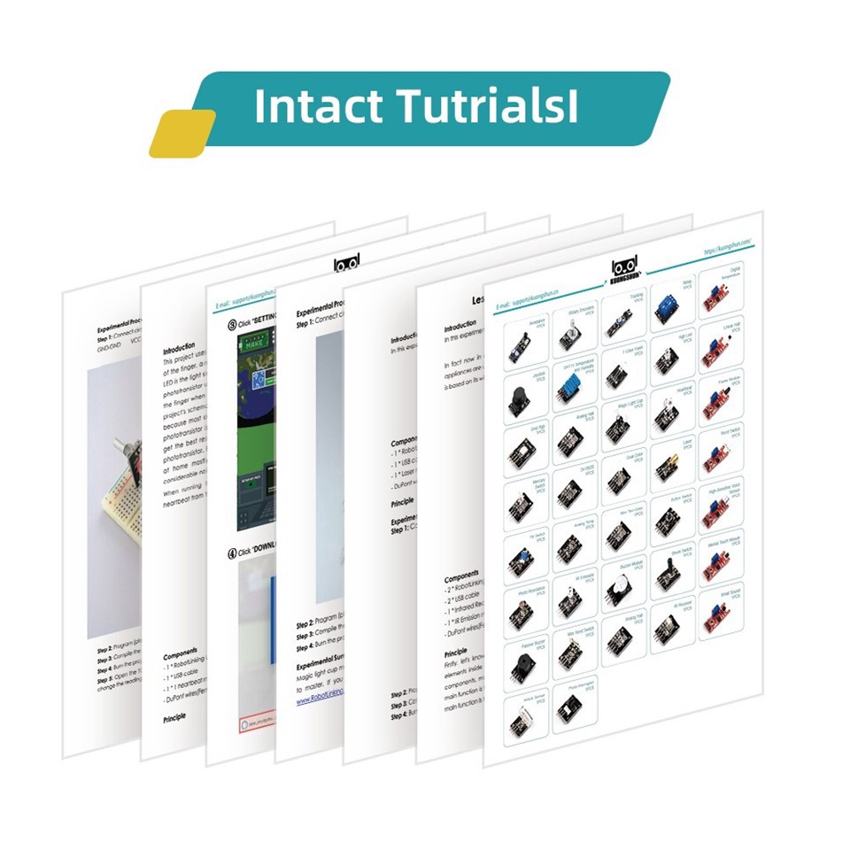 37 Sensor Kit With Tutorial for Arduino UNO MEGA Nano high quality